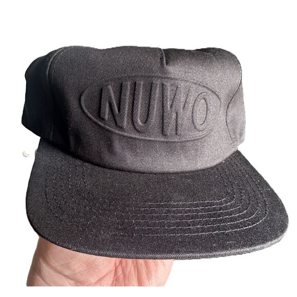 NUWO - BY Brent Faiyaz Embossed Snapback Hat - Black - OS - NEW - Picture 1 of 4